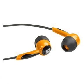 Ausinės Defender Basic 604 kišamos į ausis geltonos/oranžinės