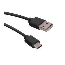 Jungiamasis laidas kabelis Forever USB -  USB Type C 1m. juodas