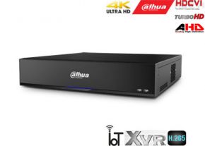 Pentabrid 4K įrašymo įreng.16kam. HDCVI/AHD/TVI/CVBS/IP, 4K 7fps, 4MP 15fps, IoT,H.265, 8HDD