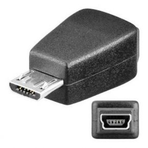 Adapteris / perėjimas micro USB B kištukas į mini USB B lizdas 93983