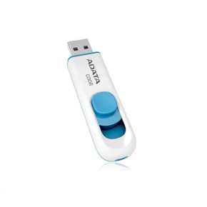 USB atmintinė raktas ADATA C008 32 GB USB 2.0 White/Blue