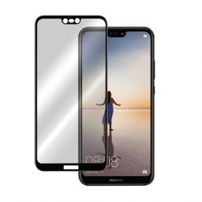 Apsauginis grūdintas stiklas Huawei P20 (3D, juodas)