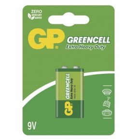 Elementai GP Greencell 6F22 (9 V) blister