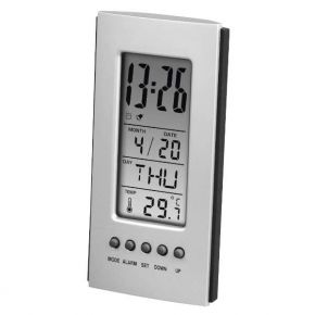 Termometras laikrodelis žadintuvas Hama LCD thermometer