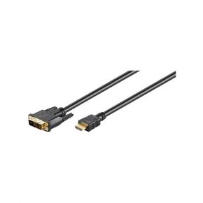 Jungiamasis laidas kabelis Goobay DVI-D kištukas -  HDMI kištukas | HDMI to DVI-D 1.5 m 51881