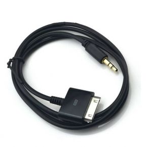 Adapteris laidas Apple iPod iPhone 30pin - Stereo 3.5mm AUX