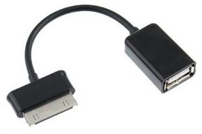 Adapteris OTG USB --> Samsung Galaxy TAB 0.25m